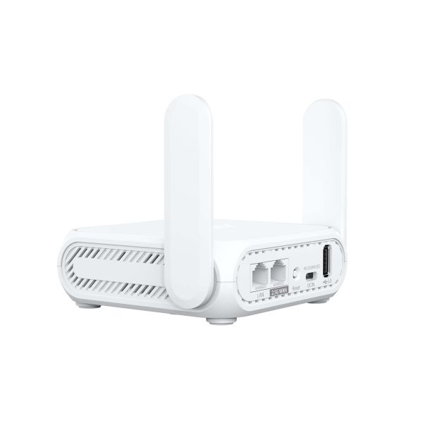 ASUS RT-BE58 Go draadloze router 2.5 Gigabit Ethernet Dual-band (2.4 GHz / 5 GHz) Wit (90IG09Q0-MO3C00)