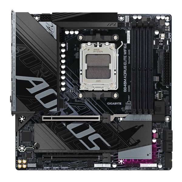 GIGABYTE B840M AORUS ELITE WIFI6E AMD B840 Socket AM5 micro ATX (B840M A ELITE)