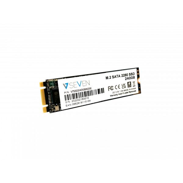 V7 V7SSD240GBM2SE internal solid state drive 240 GB M.2 SATA III 3D TLC (V7SSD240GBM2SE)