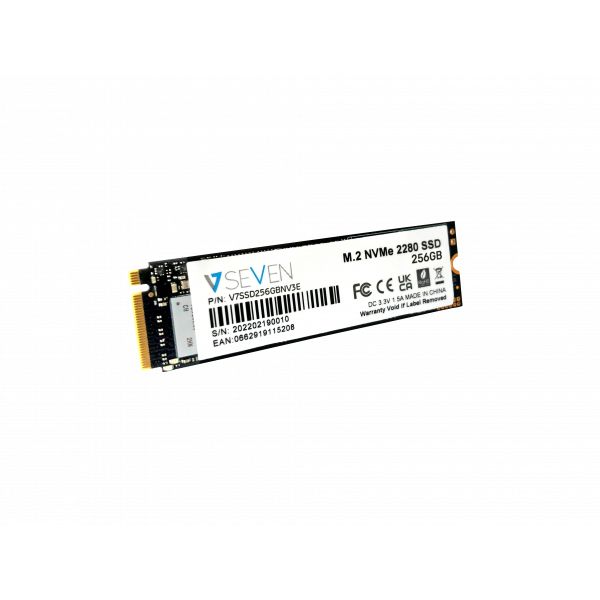 V7 V7SSD256GBNV3E internal solid state drive 256 GB M.2 SATA III NVMe 3D TLC (V7SSD256GBNV3E)