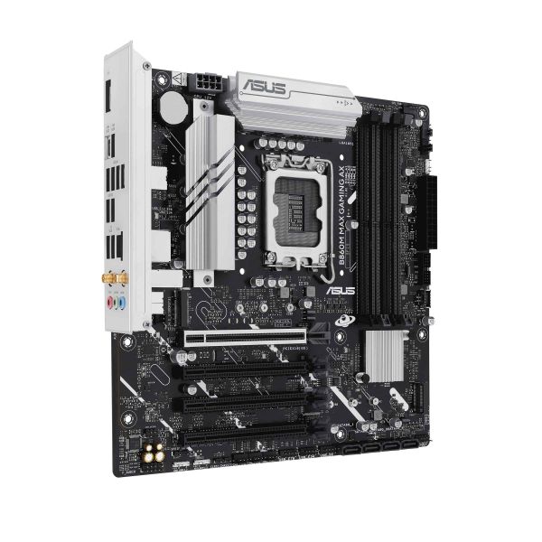 ASUS B860M MAX GAMING AX Intel B860 LGA 1851 (Socket V1) micro ATX (90MB1JZ0-M0EAY0)