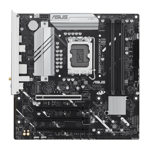 ASUS B860M MAX GAMING AX Intel B860 LGA 1851 (Socket V1) micro ATX (90MB1JZ0-M0EAY0)