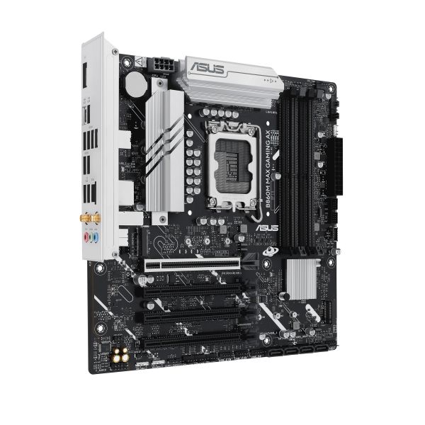 ASUS B860M MAX GAMING AX Intel B860 LGA 1851 (Socket V1) micro ATX (90MB1JZ0-M0EAY0)