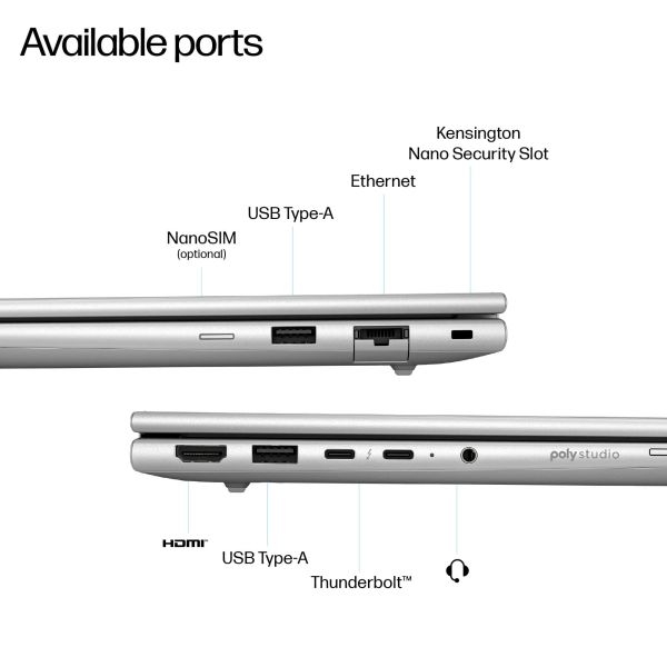 HP EliteBook 6 EB6G1i14 U5 225U 14 16GB/512 PC NL Intel Core Ultra 5 Laptop 35,6 cm (14") WUXGA DDR5-SDRAM 512 GB SSD Wi-Fi 7 (802.11be) Windows 11 Pro Zilver (AD3D3ET#ABH)