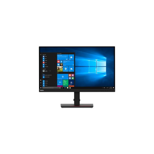Lenovo ThinkVision T27q-20 computer monitor 68,6 cm (27") 2560 x 1440 Pixels Quad HD LCD Zwart (61EDGAT2EU)