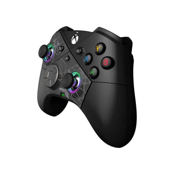 MSI FORCE PRO W CONTROLLER Zwart USB 2.0 Gamepad Analoog/digitaal Android, PC, Xbox One S, Xbox One X, Xbox Series S, Xbox Series X (S10-43G0130-C54)