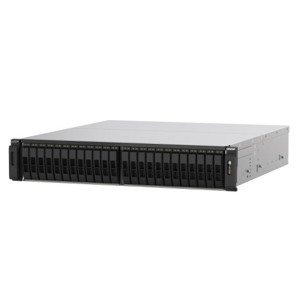 QNAP TS-H3088XU-RP NAS Rack (2U) Intel® Xeon® W-1270 64 GB DDR4 0 TB QuTS hero Zwart, Grijs (TS-H3088XU-RP-W1270-64G)