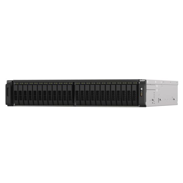 QNAP TS-H3088XU-RP NAS Rack (2U) Intel® Xeon® W-1270 64 GB DDR4 0 TB QuTS hero Zwart, Grijs (TS-H3088XU-RP-W1270-64G)