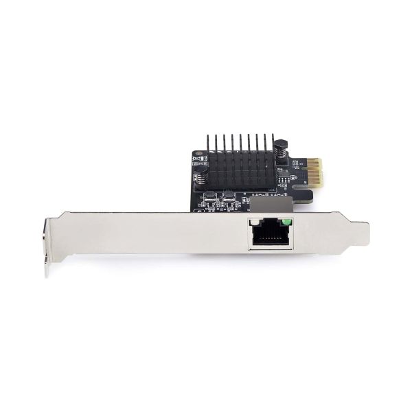 StarTech.com 1-Port 5G Gigabit PCIe Ethernet Adapter Kaart, 5G/2.5G/1G/100M/10M PCI Express Netwerkkaart, Realtek RTL8126, Windows en Linux, TAA Compliant (PR15GR-NETWORK-CARD)