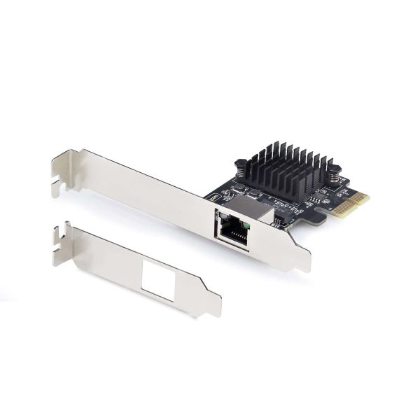 StarTech.com 1-Port 5G Gigabit PCIe Ethernet Adapter Kaart, 5G/2.5G/1G/100M/10M PCI Express Netwerkkaart, Realtek RTL8126, Windows en Linux, TAA Compliant (PR15GR-NETWORK-CARD)
