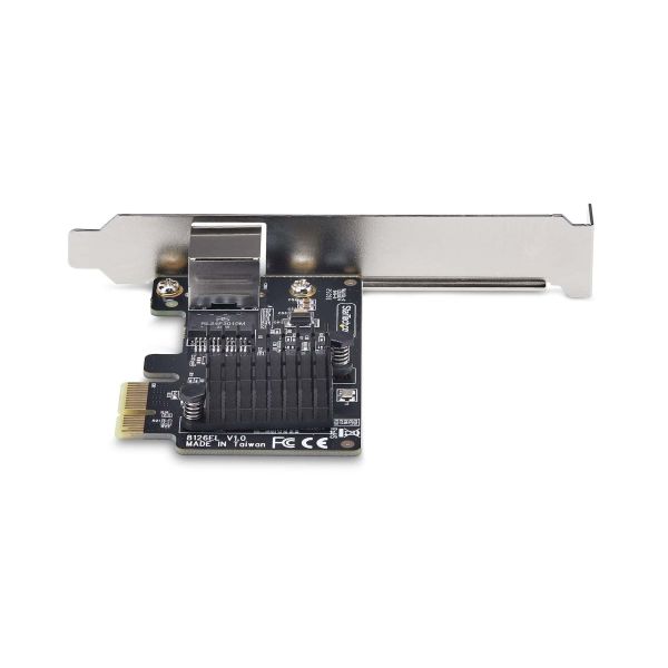 StarTech.com 1-Port 5G Gigabit PCIe Ethernet Adapter Kaart, 5G/2.5G/1G/100M/10M PCI Express Netwerkkaart, Realtek RTL8126, Windows en Linux, TAA Compliant (PR15GR-NETWORK-CARD)