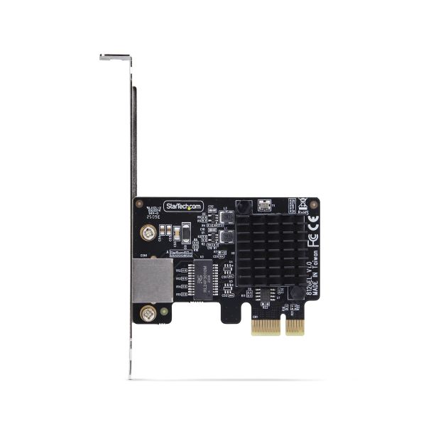 StarTech.com 1-Port 5G Gigabit PCIe Ethernet Adapter Kaart, 5G/2.5G/1G/100M/10M PCI Express Netwerkkaart, Realtek RTL8126, Windows en Linux, TAA Compliant (PR15GR-NETWORK-CARD) StarTech.com 1-Port 5G Gigabit PCIe Ethernet Adapter Kaart, 5G/2.5G/1G/100M/10M PCI Express Netwerkkaart, Realtek RTL8126, Windows en Linux, TAA Compliant (PR15GR-NETWORK-CARD)