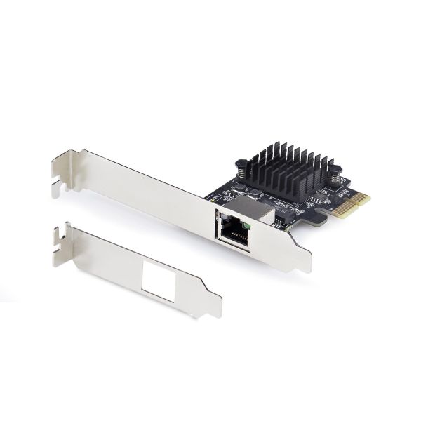 StarTech.com 1-Port 5G Gigabit PCIe Ethernet Adapter Kaart, 5G/2.5G/1G/100M/10M PCI Express Netwerkkaart, Realtek RTL8126, Windows en Linux, TAA Compliant (PR15GR-NETWORK-CARD)