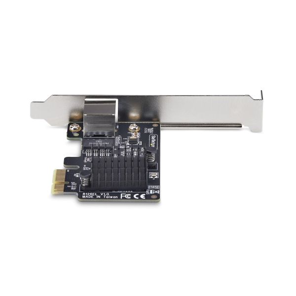 StarTech.com 1-Port 5G Gigabit PCIe Ethernet Adapter Kaart, 5G/2.5G/1G/100M/10M PCI Express Netwerkkaart, Realtek RTL8126, Windows en Linux, TAA Compliant (PR15GR-NETWORK-CARD) StarTech.com 1-Port 5G Gigabit PCIe Ethernet Adapter Kaart, 5G/2.5G/1G/100M/10M PCI Express Netwerkkaart, Realtek RTL8126, Windows en Linux, TAA Compliant (PR15GR-NETWORK-CARD)