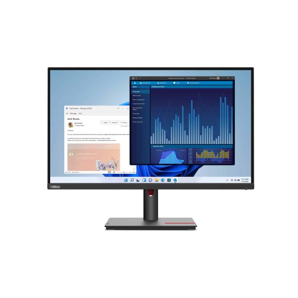 Lenovo ThinkVision T27p-30 LED display 68,6 cm (27") 3840 x 2160 Pixels 4K Ultra HD Zwart (63A9GAT1EU)