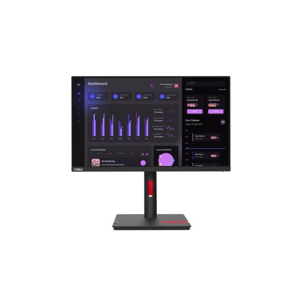 Lenovo ThinkVision T24i-30 60,5 cm (23.8") 1920 x 1080 Pixels Full HD LED Zwart (63CFMATXEU)