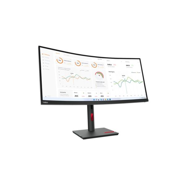 Lenovo ThinkVision T34w-30 86,4 cm (34") 3440 x 1440 Pixels Wide Quad HD LED Zwart (63D4GAT1EU)