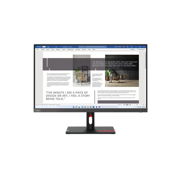 Lenovo ThinkVision S27i-30 LED display 68,6 cm (27") 1920 x 1080 Pixels Full HD Grijs (63DFKAT4EU)