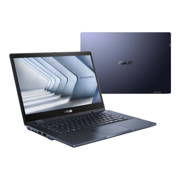 ASUS ExpertBook B3 Flip B3402FVA-EC1369X Intel® Core™ i7 i7-1355U Hybride (2-in-1) 35,6 cm (14") Touchscreen Full HD 24 GB DDR4-SDRAM 512 GB SSD Wi-Fi 6E (802.11ax) Windows 11 Pro US International Zwart (90NX07N1-M01H10)