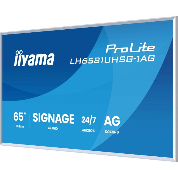 iiyama LH6581UHSG-1AG beeldkrant Digitale signage flatscreen 163,8 cm (64.5") Wifi 500 cd/m² 4K Ultra HD Wit Type processor Android 24/7 (LH6581UHSG-1AG) 13/15 iiyama LH6581UHSG-1AG beeldkrant Digitale signage flatscreen 163,8 cm (64.5") Wifi 500 cd/m² 4K Ultra HD Wit Type processor Android 24/7 (LH6581UHSG-1AG)