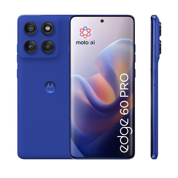 Motorola edge 60 pro 16,9 cm (6.67") Dual SIM Android 15 5G USB Type-C 12 GB 512 GB 6000 mAh Blauw (PB7X0007SE)