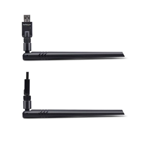 StarTech.com USB Bluetooth 5.3 Adapter voor PC/Laptop, Class 1, USB Bluetooth Dongle, Connectiviteit over grote afstanden voor toetsenbord, muis, audiostreaming en PAN-netwerken, Windows/Linux (AV53C1-USB-BLUETOOTH)