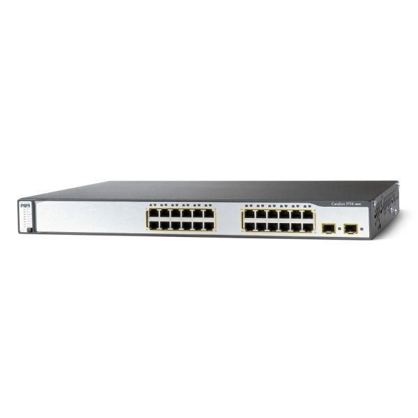 Cisco Catalyst 3750V2 24 10/100 + 2 SFP Switch (WS-C3750V2-24TS-S)