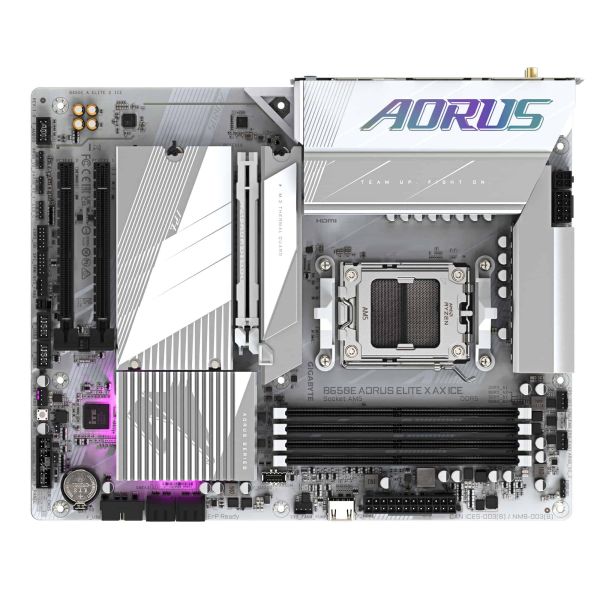 GIGABYTE B650E AORUS ELITE X AX ICE AMD B650 Socket AM5 ATX (B650E A ELITE X I)