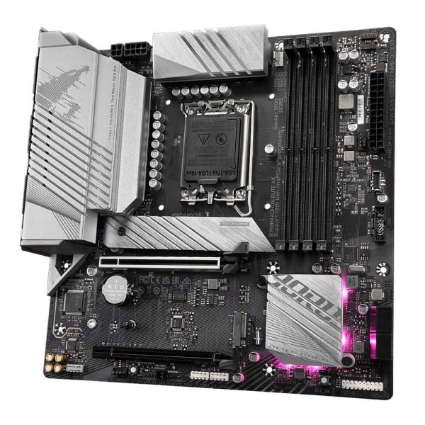 GIGABYTE B760M AORUS ELITE AX moederbord Intel B760 Express LGA 1700 micro ATX (B760M AORUS ELT X)