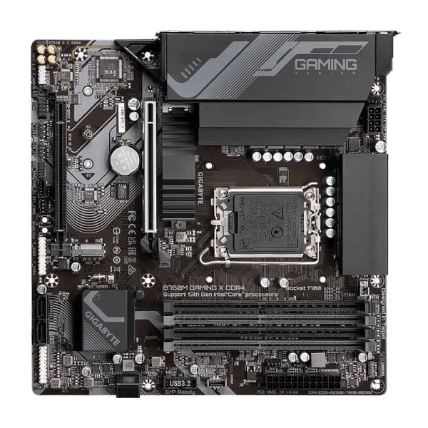 GIGABYTE B760M GAMING X DDR4 moederbord Intel B760 Express LGA 1700 micro ATX (B760M GAMNG X DDR4) GIGABYTE B760M GAMING X DDR4 moederbord Intel B760 Express LGA 1700 micro ATX (B760M GAMNG X DDR4)