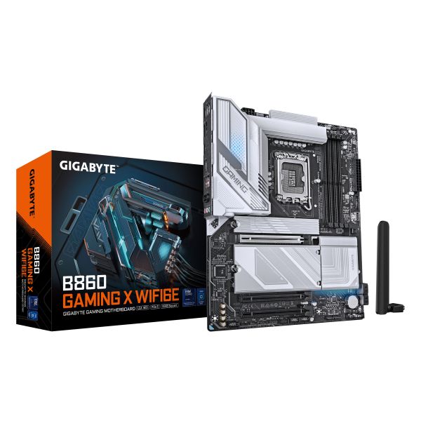 GIGABYTE B860 GAMING X WIFI6E moederbord Intel B860 LGA 1851 (Socket V1) ATX (B860 GAMING X WF6E) GIGABYTE B860 GAMING X WIFI6E moederbord Intel B860 LGA 1851 (Socket V1) ATX (B860 GAMING X WF6E)