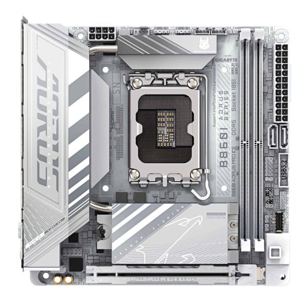 GIGABYTE B860I AORUS PRO ICE moederbord Intel B860 LGA 1851 (Socket V1) mini ITX (B860I AORUS PRO I)