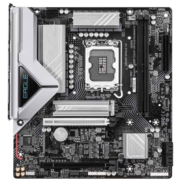GIGABYTE B860M EAGLE V2 moederbord Intel B860 LGA 1851 (Socket V1) micro ATX (B860M EAGLE V2)