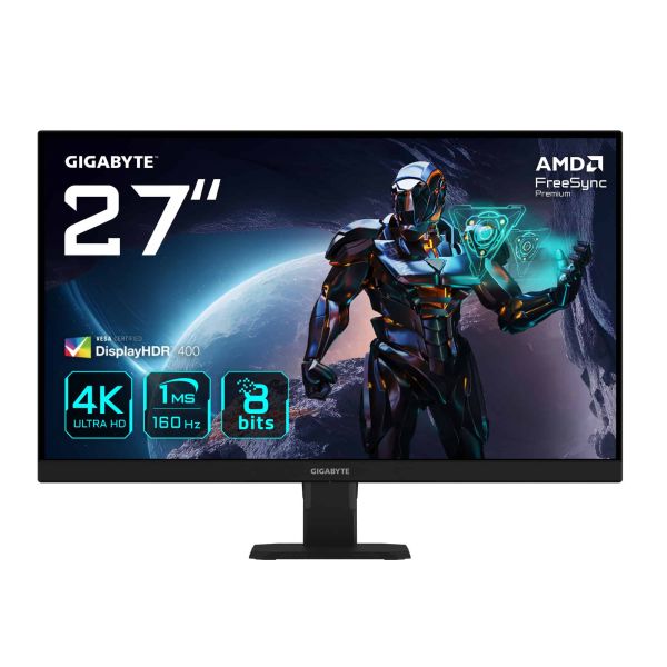GIGABYTE GS27U LED display 68,6 cm (27") 3840 x 2160 Pixels 4K Ultra HD Zwart (GS27U EK) GIGABYTE GS27U LED display 68,6 cm (27") 3840 x 2160 Pixels 4K Ultra HD Zwart (GS27U EK)