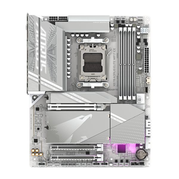 GIGABYTE X870 AORUS ELITE WIFI7 ICE AMD X870 Socket AM5 ATX (X870 A ELITE WF7 I)