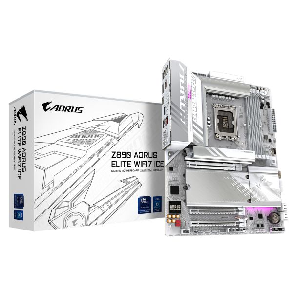 GIGABYTE Z890 AORUS ELITE WIFI7 ICE Intel Z890 LGA 1851 (Socket V1) ATX (Z890 A ELITE WF7) GIGABYTE Z890 AORUS ELITE WIFI7 ICE Intel Z890 LGA 1851 (Socket V1) ATX (Z890 A ELITE WF7)
