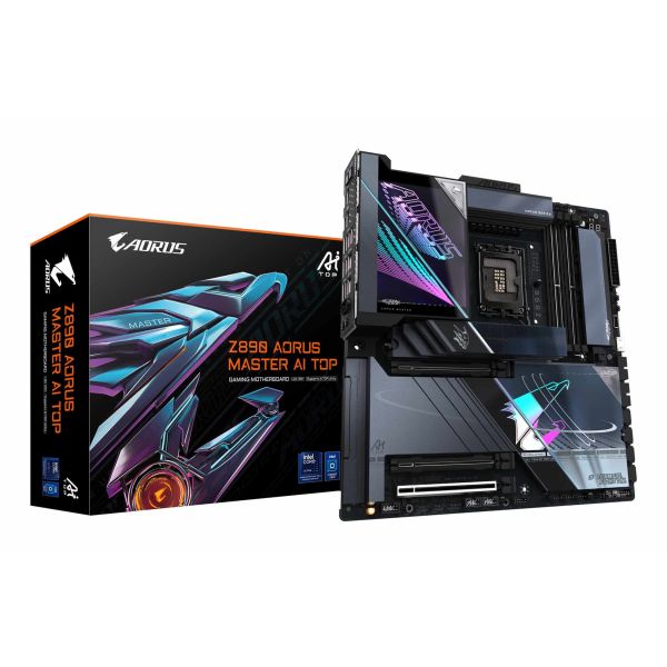 GIGABYTE Z890 AORUS MASTER AI TOP Intel Z890 LGA 1851 (Socket V1) Verlengd ATX (Z890 A MASTER)