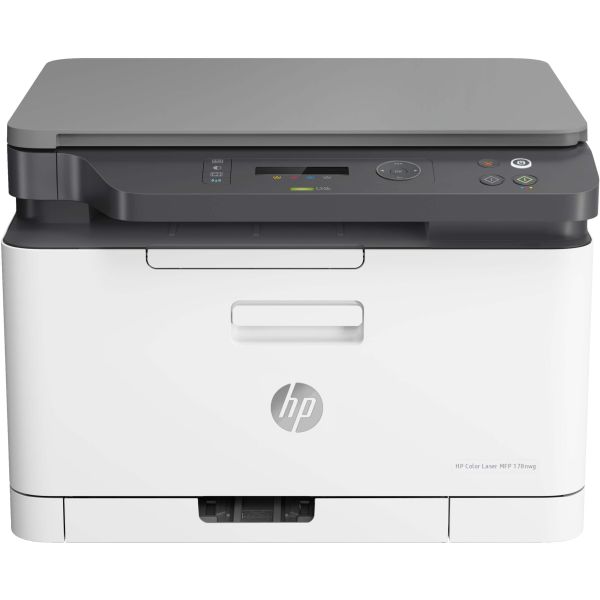 HP Color Laser Laser 178nw Draadloos Multifunction Kleur Printer, Kopieerapparaat, scanner; dubbelzijdig (4ZB96A) HP Color Laser Laser 178nw Draadloos Multifunction Kleur Printer, Kopieerapparaat, scanner; dubbelzijdig (4ZB96A)
