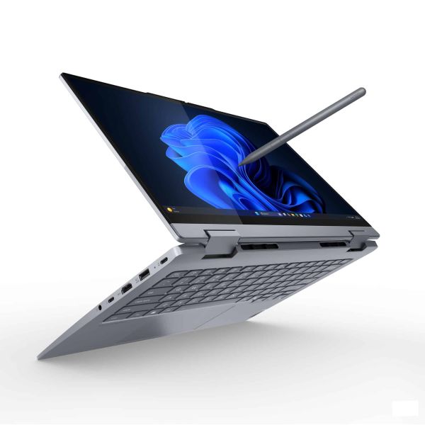 Lenovo ThinkBook 14 2-in-1 G5 IAU Intel Core Ultra 5 225U Hybride (2-in-1) 35,6 cm (14") Touchscreen WUXGA 16 GB DDR5-SDRAM 512 GB SSD Wi-Fi 6E (802.11ax) Windows 11 Pro Zwitsers Grijs (21SQ000AMH)