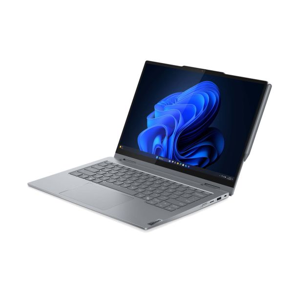 Lenovo ThinkBook 14 2-in-1 G5 IAU Intel Core Ultra 5 225U Hybride (2-in-1) 35,6 cm (14") Touchscreen WUXGA 16 GB DDR5-SDRAM 512 GB SSD Wi-Fi 6E (802.11ax) Windows 11 Pro US International Grijs (21SQ000AMH)