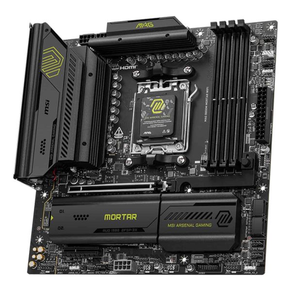 MSI MAG B850M MORTAR WIFI moederbord AMD B850 Socket AM5 micro ATX (7E61-001R)