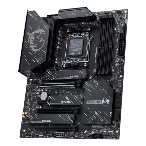 MSI X870E GAMING PLUS WIFI moederbord AMD X870E Socket AM5 ATX (7E70-001R)