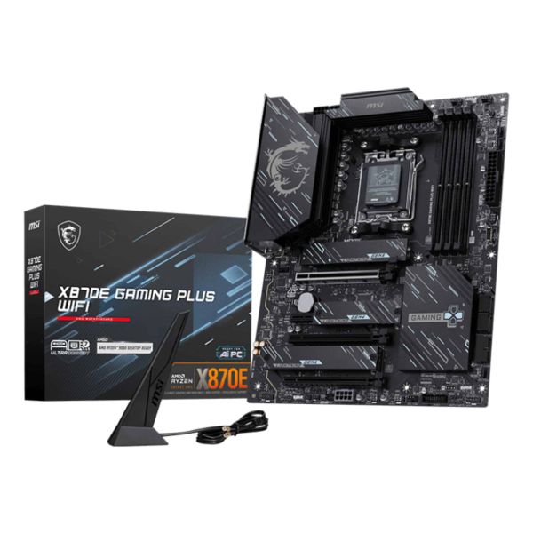MSI X870E GAMING PLUS WIFI moederbord AMD X870E Socket AM5 ATX (7E70-001R)