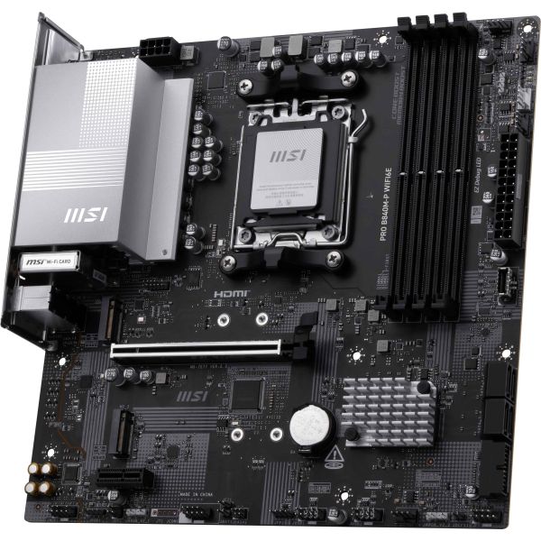 MSI PRO B840M-P WIFI6E moederbord AMD B840 Socket AM5 micro ATX (7E77-001R)
