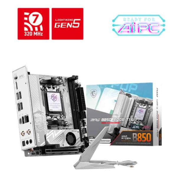 MSI B850I EDGE TI WIFI AMD B850 Socket AM5 mini ITX (7E79-001R)