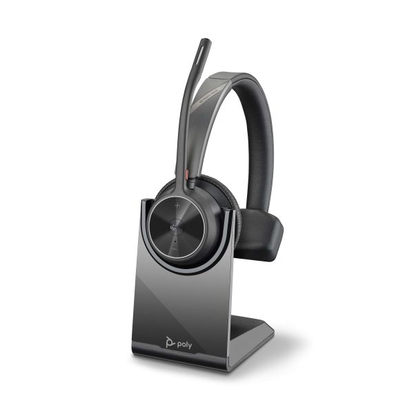 POLY Voyager 4310 UC Headset Draadloos Hoofdband Kantoor/callcenter USB Type-C Bluetooth Oplaadhouder Zwart (218474-02) POLY Voyager 4310 UC Headset Draadloos Hoofdband Kantoor/callcenter USB Type-C Bluetooth Oplaadhouder Zwart (218474-02)