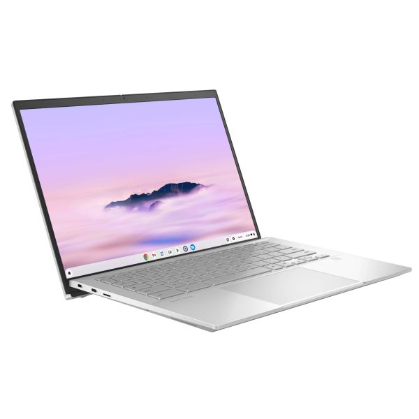 ASUS Chromebook Plus Enterprise CX54 CB5403CMA-QM0547-PO Intel Core Ultra 7 155U 35,6 cm (14") Touchscreen WQXGA 16 GB LPDDR5x-SDRAM 256 GB SSD Wi-Fi 6E (802.11ax) ChromeOS Portugees Zilver (90NX0791-M00MA0)