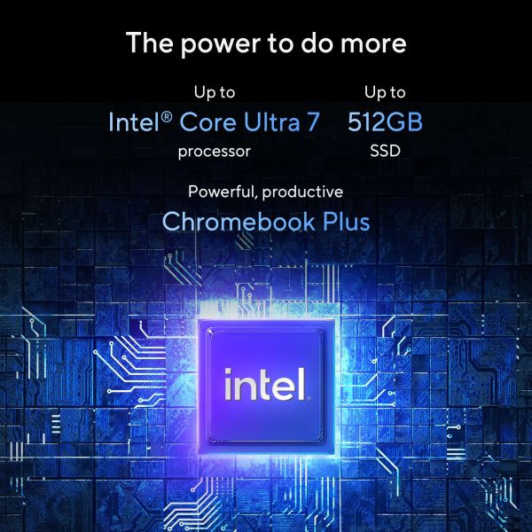 ASUS Chromebook Plus Enterprise CX54 CB5403CMA-QM0547-PO Intel Core Ultra 7 155U 35,6 cm (14") Touchscreen WQXGA 16 GB LPDDR5x-SDRAM 256 GB SSD Wi-Fi 6E (802.11ax) ChromeOS Portugees Zilver (90NX0791-M00MA0)