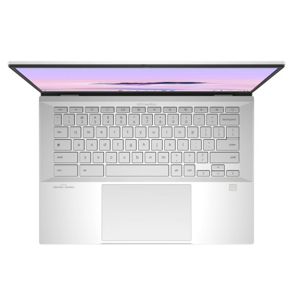 ASUS Chromebook Plus Enterprise CX54 CB5403CMA-QM0547-PO Intel Core Ultra 7 155U 35,6 cm (14") Touchscreen WQXGA 16 GB LPDDR5x-SDRAM 256 GB SSD Wi-Fi 6E (802.11ax) ChromeOS Portugees Zilver (90NX0791-M00MA0)