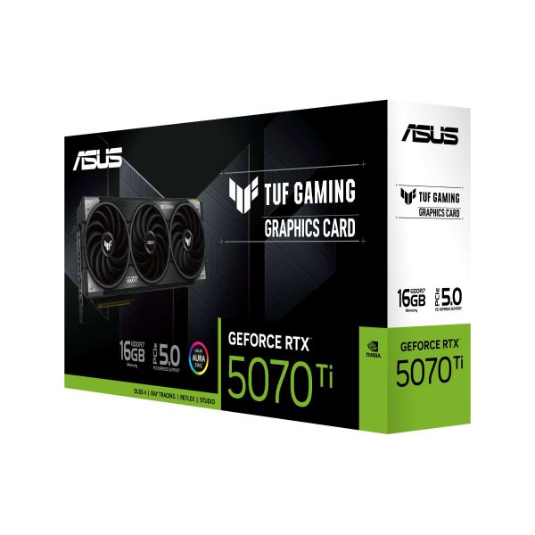 ASUS TUF Gaming TUF-RTX5070TI-16G-GAMING NVIDIA GeForce RTX 5070 Ti 16 GB GDDR7 (90YV0MD1-M0NA00)